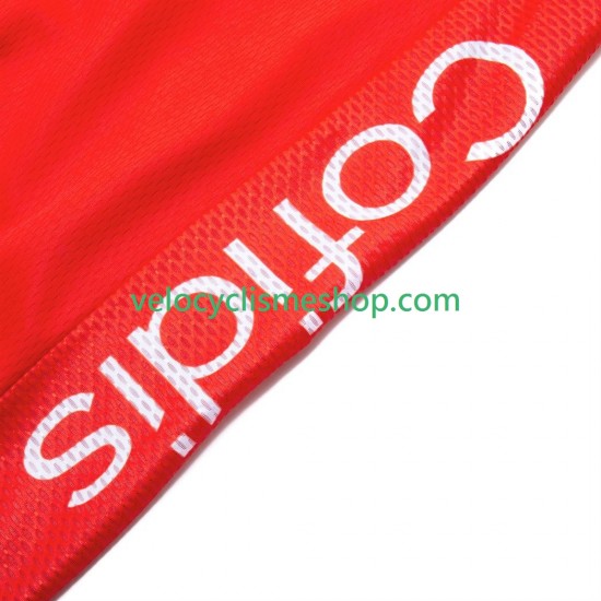 Tenue Maillot + Cuissard à Bretelles equipe pro cofidis 2025 Hommes