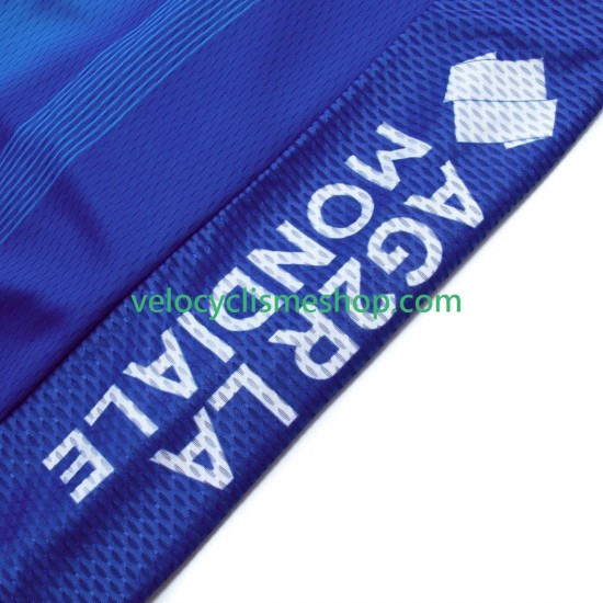 Tenue Maillot + Cuissard à Bretelles equipe pro decathlon ag2r 2025 Hommes