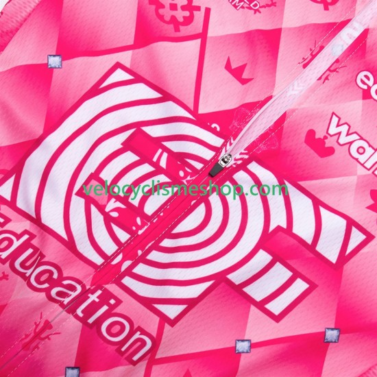 Tenue Maillot + Cuissard à Bretelles equipe pro ef education easypost 2025 Hommes