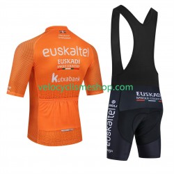 Tenue Maillot + Cuissard à Bretelles equipe pro euskaltel euskadi 2025 Hommes