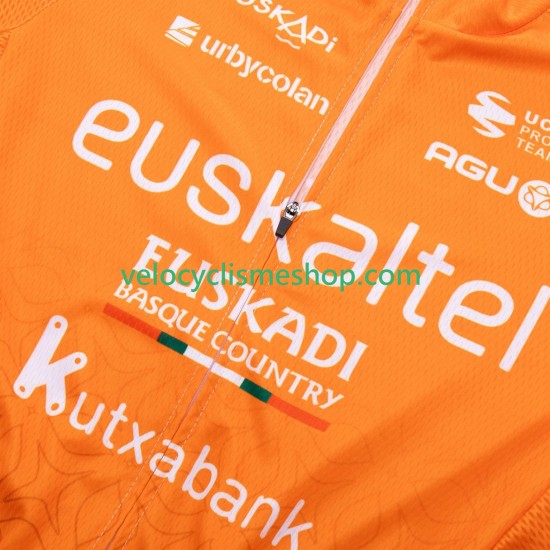 Tenue Maillot + Cuissard à Bretelles equipe pro euskaltel euskadi 2025 Hommes