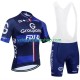 Tenue Maillot + Cuissard à Bretelles equipe pro groupama fdj 2025 Hommes