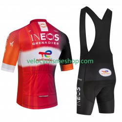 Tenue Maillot + Cuissard à Bretelles equipe pro ineos totalenergies tour de france 2025 Hommes