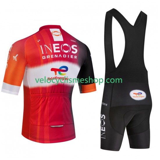 Tenue Maillot + Cuissard à Bretelles equipe pro ineos totalenergies tour de france 2025 Hommes