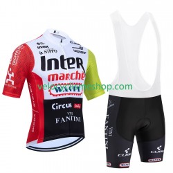 Tenue Maillot + Cuissard à Bretelles equipe pro intermarche wanty 2025 Hommes