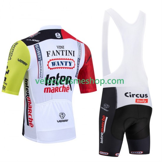 Tenue Maillot + Cuissard à Bretelles equipe pro intermarche wanty 2025 Hommes