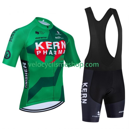 Tenue Maillot + Cuissard à Bretelles equipe pro kern pharma 2025 Hommes