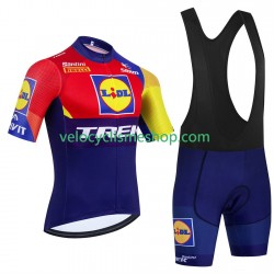 Tenue Maillot + Cuissard à Bretelles equipe pro lidl trek 2025 Hommes