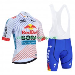 Tenue Maillot + Cuissard à Bretelles equipe pro red bull bora hansgrohe tour de france 2025 Hommes