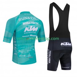 Tenue Maillot + Cuissard à Bretelles equipe pro santic wibatech ktm 2025 Hommes