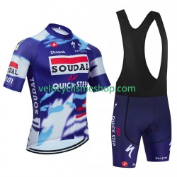 Tenue Maillot + Cuissard à Bretelles equipe pro soudal quick step 2025 Hommes