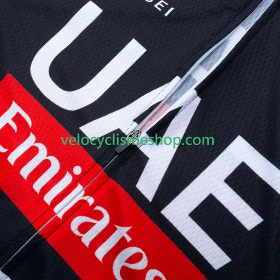 Tenue Maillot + Cuissard à Bretelles equipe pro uae team emirates 2025 Hommes N001