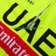 Tenue Maillot + Cuissard à Bretelles equipe pro uae team emirates 2025 fluo Hommes