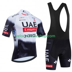 Tenue Maillot + Cuissard à Bretelles equipe pro uae team emirates 2025 Hommes