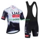 Tenue Maillot + Cuissard à Bretelles equipe pro uae team emirates 2025 Hommes