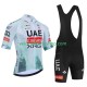 Tenue Maillot + Cuissard à Bretelles equipe pro uae team emirates xrg tdf editon race 2025 Hommes