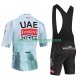 Tenue Maillot + Cuissard à Bretelles equipe pro uae team emirates xrg tdf editon race 2025 Hommes