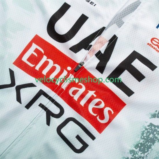 Tenue Maillot + Cuissard à Bretelles equipe pro uae team emirates xrg tdf editon race 2025 Hommes