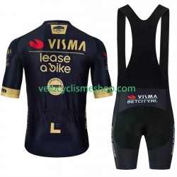 Tenue Maillot + Cuissard à Bretelles equipe pro visma lease a bike 2025 Hommes N001