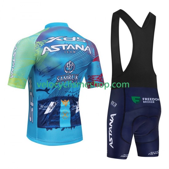 Tenue Maillot + Cuissard à Bretelles equipe pro xds astana 2025 Hommes