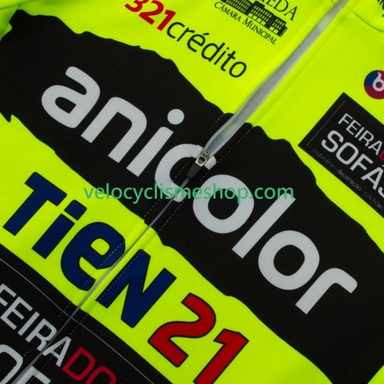 Maillot Cyclisme Manches Longues equipe pro anicolor tien 21 2025 Hommes