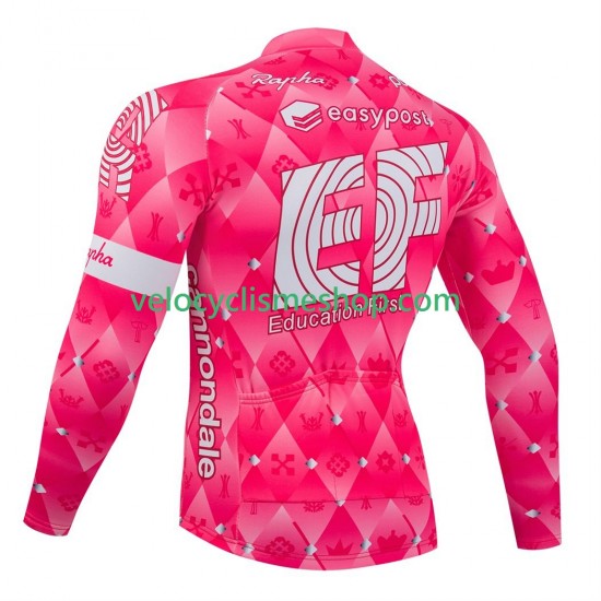Maillot Cyclisme Manches Longues equipe pro ef education easypost 2025 Hommes