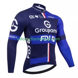 Maillot Cyclisme Manches Longues equipe pro groupama fdj 2025 Hommes