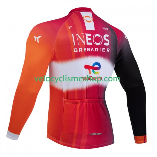 Maillot Cyclisme Manches Longues equipe pro ineos totalenergies tour de france 2025 Hommes