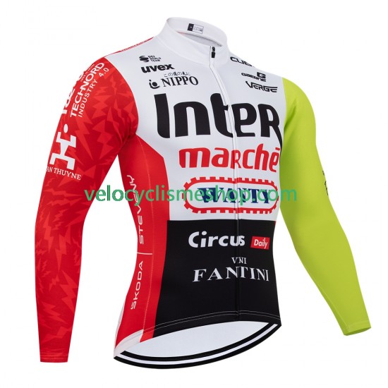 Maillot Cyclisme Manches Longues equipe pro intermarche wanty 2025 Hommes