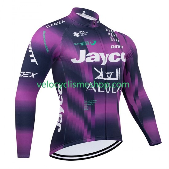 Maillot Cyclisme Manches Longues equipe pro jayco alula 2025 Hommes