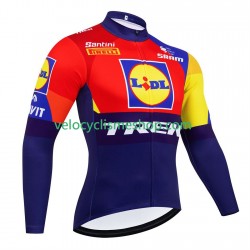 Maillot Cyclisme Manches Longues equipe pro lidl trek 2025 Hommes