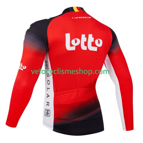 Maillot Cyclisme Manches Longues equipe pro lotto 2025 Hommes