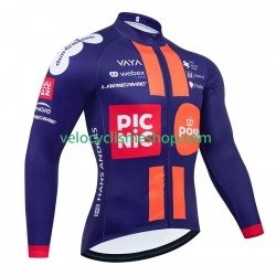 Maillot Cyclisme Manches Longues equipe pro picnic postnl 2025 Hommes