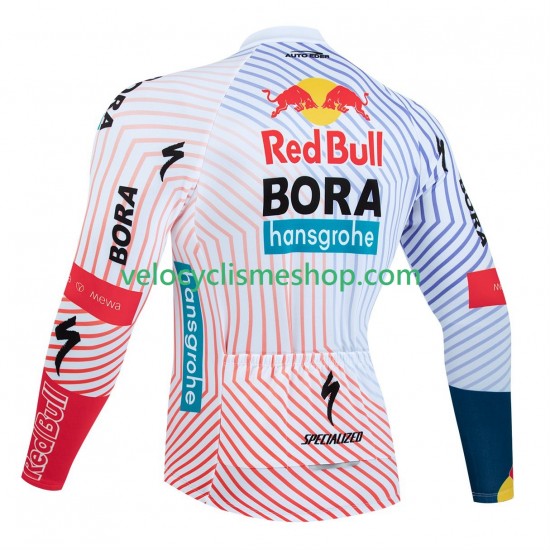 Maillot Cyclisme Manches Longues equipe pro red bull bora hansgrohe tour de france 2025 Hommes