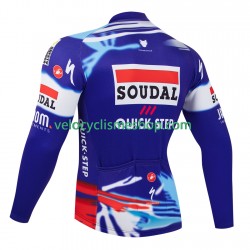 Maillot Cyclisme Manches Longues equipe pro soudal quick step 2025 Hommes