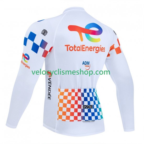 Maillot Cyclisme Manches Longues equipe pro totalenergies tour de france 2025 Hommes