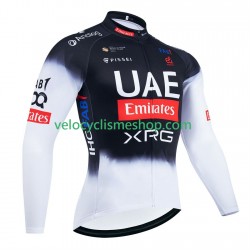 Maillot Cyclisme Manches Longues equipe pro uae team emirates 2025 Hommes N001