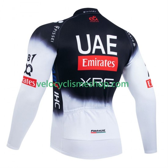Maillot Cyclisme Manches Longues equipe pro uae team emirates 2025 Hommes N001