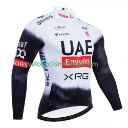 Maillot Cyclisme Manches Longues equipe pro uae team emirates 2025 Hommes