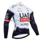 Maillot Cyclisme Manches Longues equipe pro uae team emirates 2025 Hommes