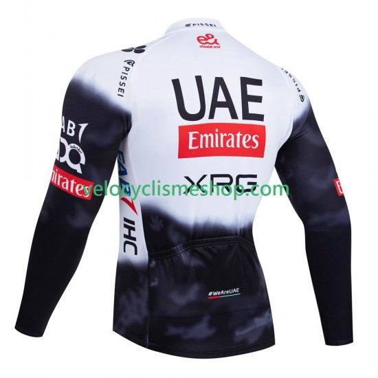 Maillot Cyclisme Manches Longues equipe pro uae team emirates 2025 Hommes