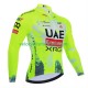 Maillot Cyclisme Manches Longues equipe pro uae team emirates xrg tdf editon race fluo 2025 Hommes