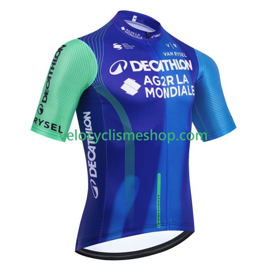 Maillot Cyclisme equipe pro decathlon ag2r 2025 Hommes