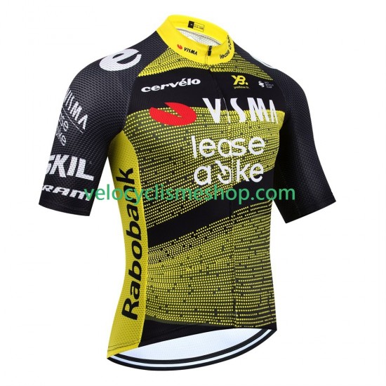 Maillot Cyclisme equipe pro visma lease a bike tour de france 2025 Hommes