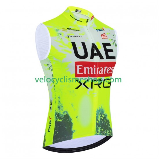 Gilet Cycliste uae team emirates xrg tdf editon race fluo 2025 Hommes