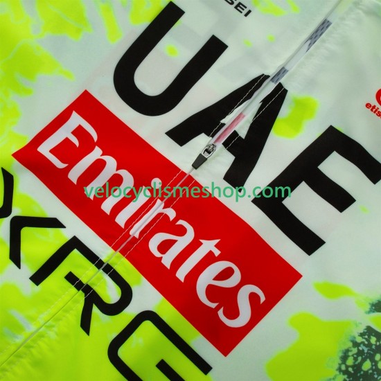 Gilet Cycliste uae team emirates xrg tdf editon race fluo 2025 Hommes