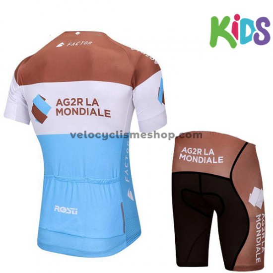 Tenue Maillot + Cuissard 2018 AG2R La Mondiale Enfant M001
