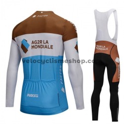 Tenue Maillot M/L + Collant à Bretelles 2018 AG2R La Mondiale M001
