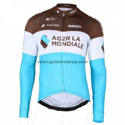 Maillot Cyclisme 2018 AG2R La Mondiale Manches Longues M002