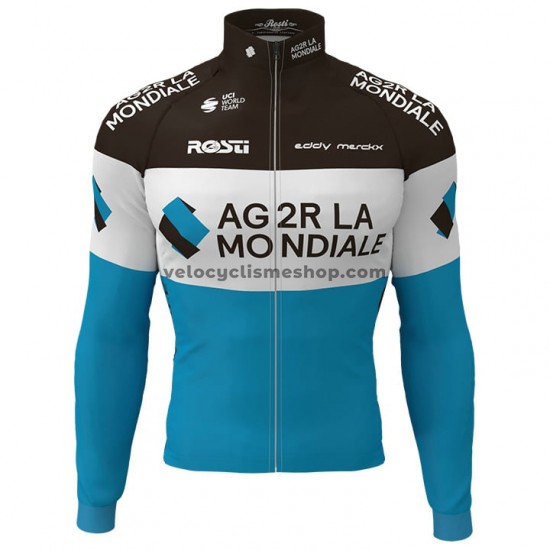 Maillot Cyclisme 2020 AG2R La Mondiale Manches Longues M001